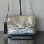 Vintage Silver Chain Mail Mesh Evening Clutch Shoulder Bag Chain Strap NWT Photo 8