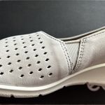 Ecco  Felicia Gravel Leather Wedge Heel Shoes, Size EU 41 | US 10-10.5 New in Box Photo 4