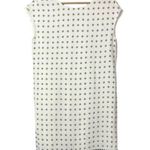 Madewell  Scatterblock Tassel White & Black Shift Mini Dress S Photo 1