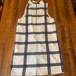 Lulus  Dress Small Black and White Plaid Mini Sleeveless Photo 6