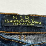 NYDJ  Womens Size 4 Blue Dark Wash Denim Jeans Straight‎ Tummy Tuck Five Pockets Photo 1