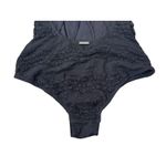 Billabong  Lacey Daze Black Bodysuit Strappy Backless Textured Surf Skate Size SP Photo 5