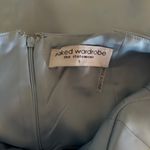 Naked Wardrobe NWOT  Statement Pale Blue Strapless Satin Mini Dress Small Photo 2