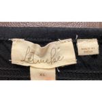 Anthropologie Let Me Be Patchwork Statement Sleeve Smocked Indie Artisan Top XL Black Photo 3