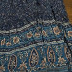 Natural Life  blue floral maxi skirt  large Photo 2