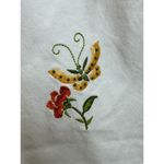 Reformation Women's Size 26 White Cynthia Floral Embroidered Straight Jeans NWT Photo 9