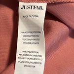JustFab  size XL lightweight jacket cowl neck button down blush pink with pockets Photo 7