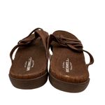 Merrell  Brown Leather Falcon Mandolin Mahana Slide Sandals Size 9 Photo 5