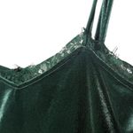 No Boundaries  Green Velvet Top‎ Juniors Size 21 XXXL Lace Trim Whimsigoth Fairy Photo 3