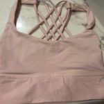 Lululemon Strawberry milkshake Free To Be Wild Long  Line Sports Bra size 2  Photo 0