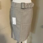 Cucux Belted Pencil Skirt Made in Japan Gray Photo 1