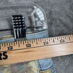 American Eagle Mom‎ Shorts Sunflower Floral Print Denim Shorts 4 Festival Casual Blue Photo 10