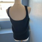 SKIMS  Women's Cozy Knit Fuzzy Tank Top Sleeveless Black,Size Large, NWOT Photo 4