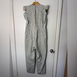 Rebecca Taylor La vie,  Adelie green and salmon floral ruffle shoulder jumpsuit S Photo 4