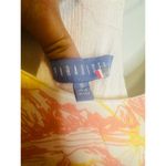 PARADISED AIDA Sunset Tropical Palm Floral Print Sleeveless Tiered Maxi Dress S Orange Photo 6