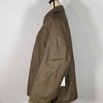 Good American  Brown Better Than Leather Oversized Chore Jacket Plus Size 5 NWT Photo 5