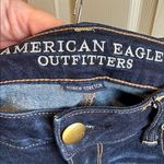 American Eagle  | Dark Wash “Skinny” Cuffed Jeans Size 10 Regular Photo 3