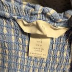 H&M  Blue & White Striped Ruched Bodice Wide Leg Jumpsuit Size Small EUC Photo 3