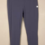 Vuori  Women’s Daily Legging Purple Gray Tie Waist Athletic Gym Workout Photo 0