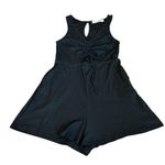 Live to be spoiled  black ribbed romper Photo 1