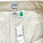 J.Crew NWT Slim Wide Leg Khaki Striped Sean’s Photo 4