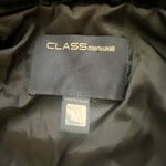 Roberto Cavalli RARE Class  Black Studded Fringe Statement Leather Coat Size 10 Photo 5