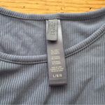 SKIMS Light Blue Ribbed Maxi Dress Size Large Photo 2