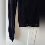 Free People Free‎ People Women’s Boho Black Crochet Knit Sweater Top Size XS Photo 10