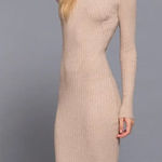 Active USA NWT Long Sleeve High Neck Sweater Long Dress Photo 0