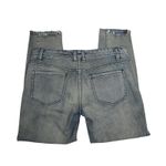 Free People  Womens 28 Distressed Crop Straight Jean Photo 4