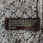 The Limited  Taupe Open Knit Sweater with Metallic Gold Accents Size Medium Photo 6