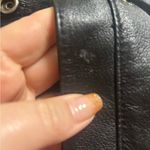 wilson's leather Vintage  80’s Black Paisley Trench Coat Size Medium Thinsulate Photo 5