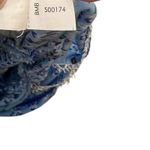 Poupette St Barth Romper Smocked Dolman Sleeve Tasseled Geometric Print‎ Blue XS Photo 13