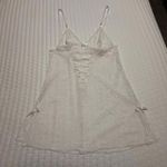 Victoria's Secret Victoria’s Secret Sheer Lace White Lingerie Chemise Slip M Medium Ribbon Accents Photo 11