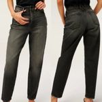 Good American  Good Mom High Waist Jeans Washed Black Photo 1