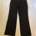 Loft ANN Taylor  Jeans black size 8 stretch wide leg flare Photo 1