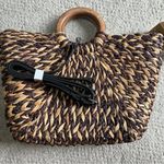 Patricia Nash NWT Patrica Nash Luzzara Straw & Leather Bag With Strap Boho Beach Summer Tote Photo 0