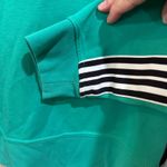 Avia Womens XL (16-18) Green Striped Long Sleeve Pullover Sweatshirt Photo 3