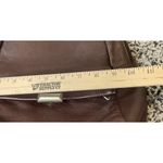 Libaire Pebbled Brown Leather Small Backpack Purse Bag 90's USA Classic Vintage‎ Photo 9