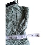 Lulus  Mint Green Lace Tiered Maxi Dress With Spaghetti Straps Side Slit SZ S NWT Photo 9