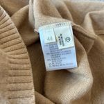 ESCADA Vintage Argyle Sweater Vest Womens Large Wool Cashmere Silk Academia Twee Tan Photo 4