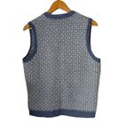 VTG 80s 90s Moussie Susan Bristol Cardigan Sweater Size 36 Blue Preppy Academia Photo 1