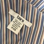 Bar III Ruffled Striped Asymetrical Neckline top Photo 3