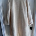 Women's Cream Teddy Coat Faux Sherpa Style Size Large Photo 14