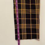 Wilfred Aritzia Darontal Black/Yellow/Dark Wine Plaid Pants Sz 00 24” Waist EUC Photo 5