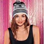 PINK - Victoria's Secret PINK Victoria’s Secret Black & White Pom Pom Beanie Photo 2