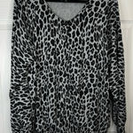 Lane Bryant  Women’s Cardigan Sweater - Size 26/28 Cheetah Print Photo 0