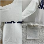 American Vintage  England UK Crewneck Sweatshirt White LARGE UNISEX Single Stitch Photo 7