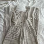 H&M  Linen Jumpsuit Light Beige Blend Photo 3