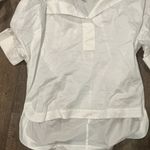 Ted Baker London Avereye Wide Neck Cotton Batwing Blouse size 2 White Photo 4